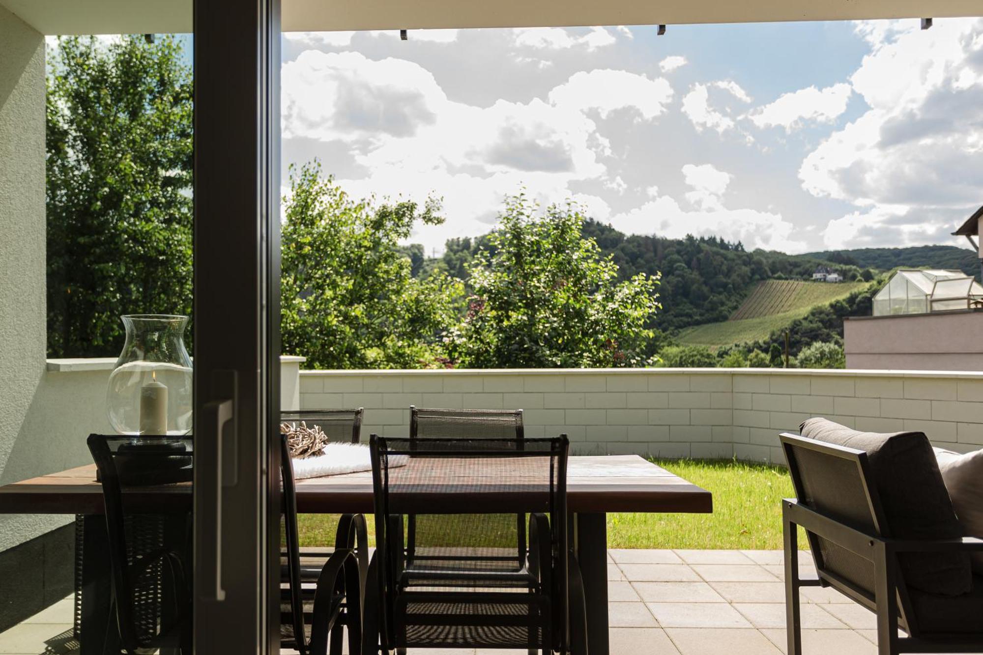 Luxusferienwohnung Moselruhe Bullay Mit Grosser Terrasse Und Schoenem Ausblick Eksteriør billede